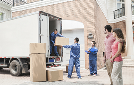House packing and shifting goods with truck service